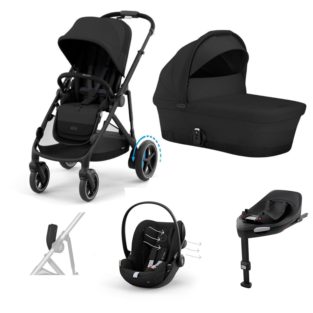 Cybex eGAZELLE S + Cybex Cloud G Plus babyautostol pakke