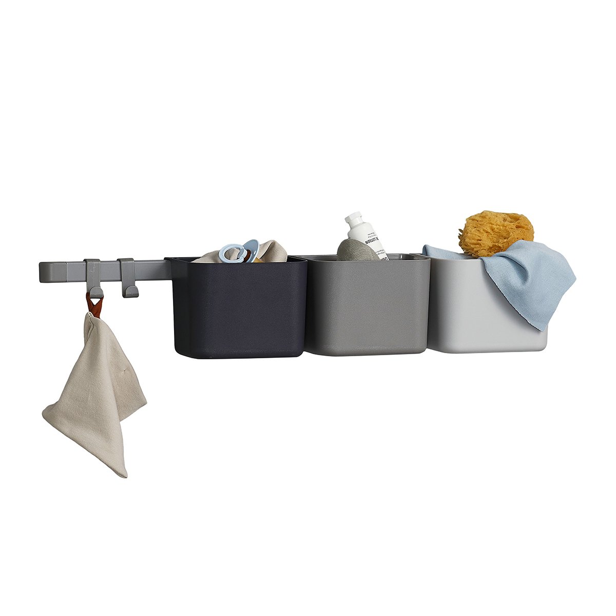 Leander Storage 3-pack Long Dusty grey