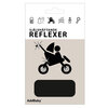 Addbaby Reflexklistermærker Sort