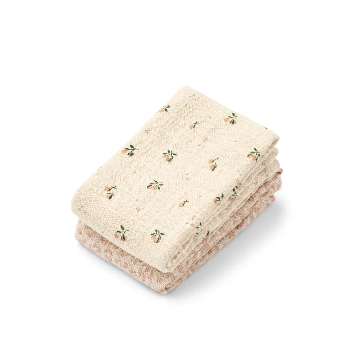Liewood Lewis stofbleer, 2-pak – Mini Leo / Mini Peach Mix