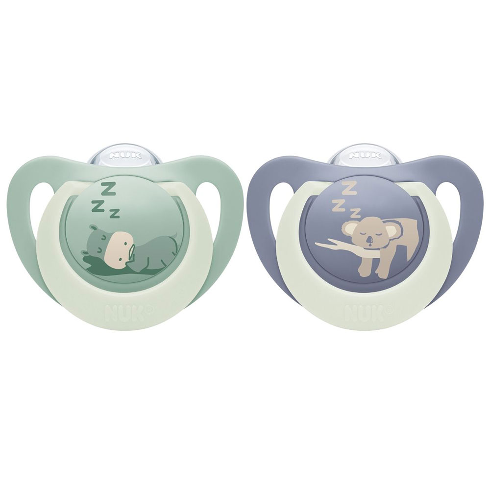 NUK Sut First Choice Night Hippo/Koala 18 mdr.+