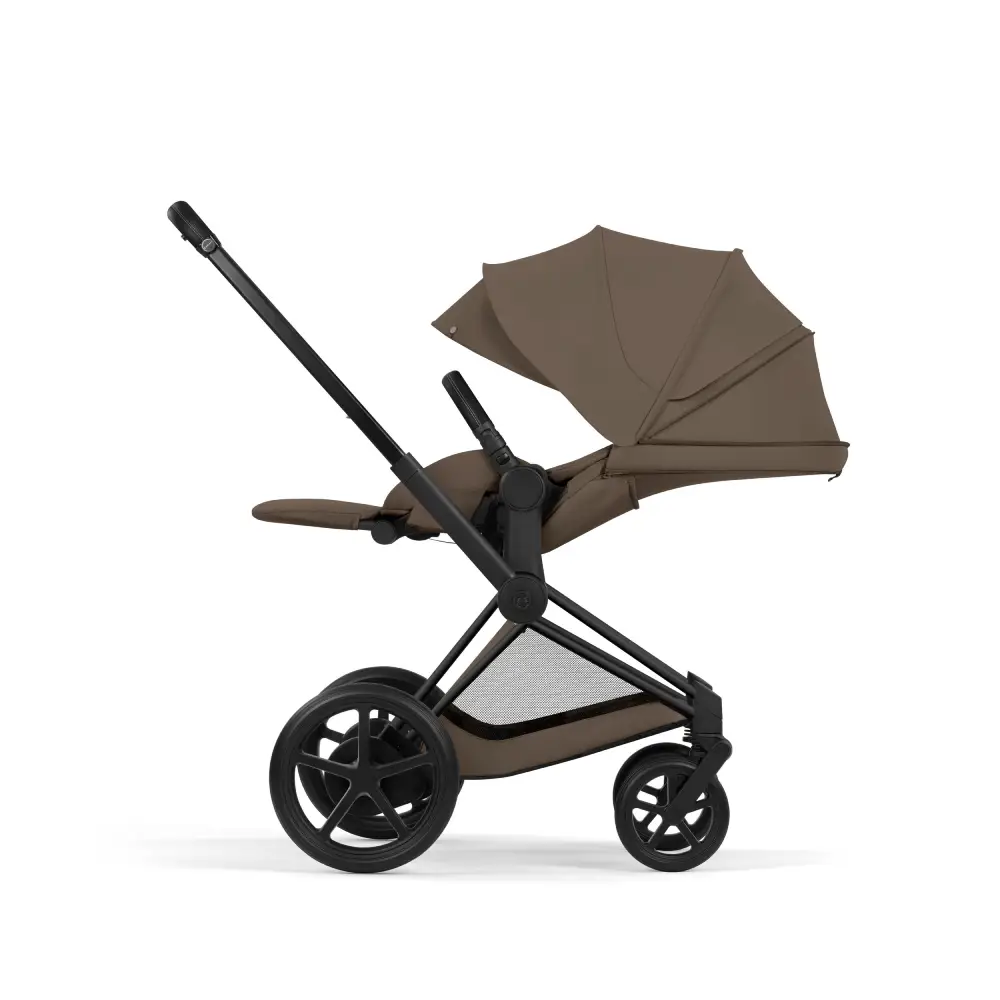 Cybex ePriam barnevogn Matt Black/Coconut Brown