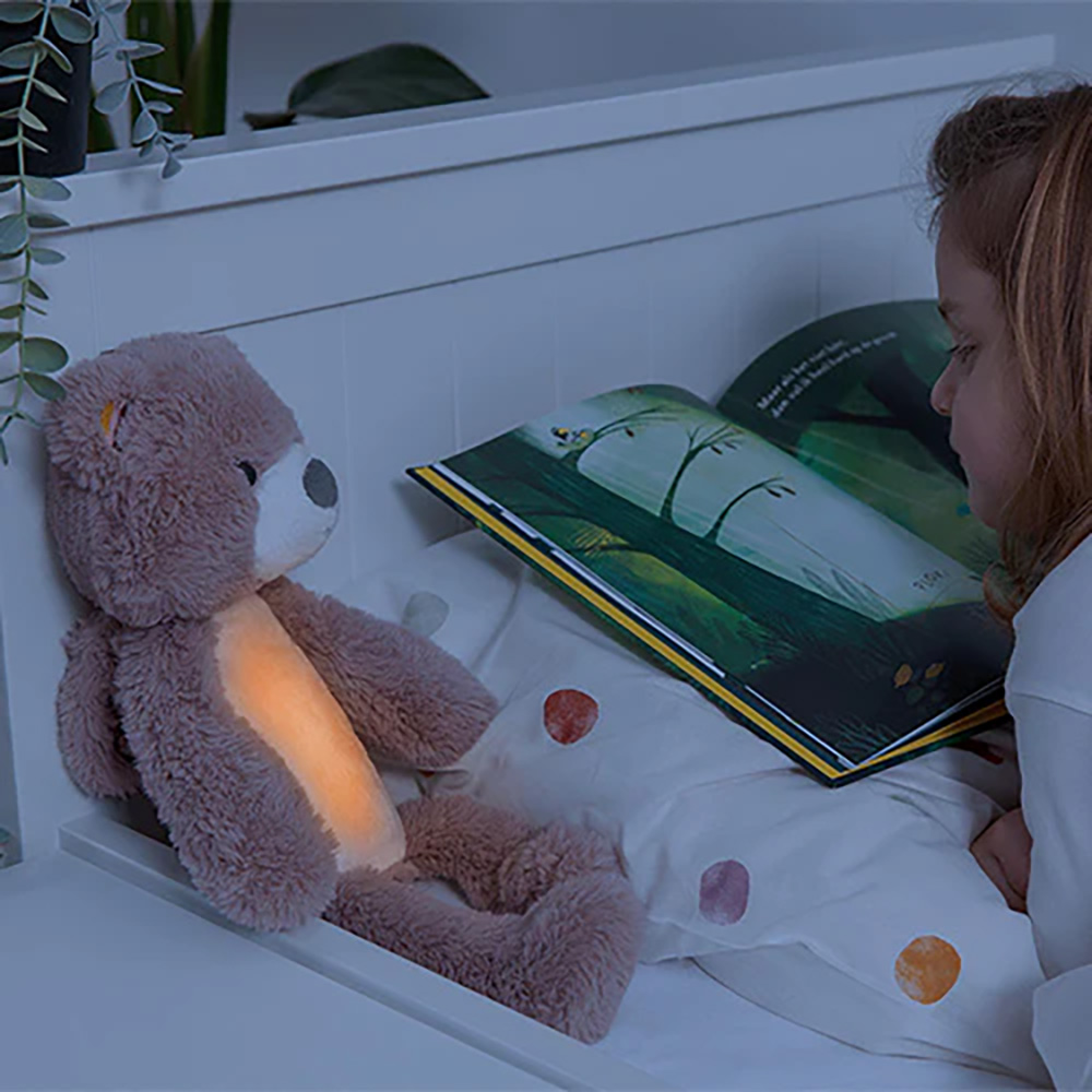  Zazu Brody the Bear Sleep Trainer/Night Light Pink