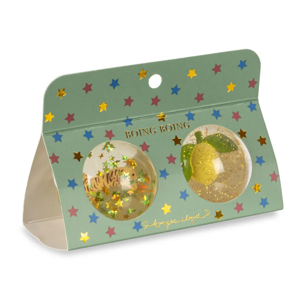 Konges Sløjd Bouncing Ball Sets Lemon/Tiger-One Size