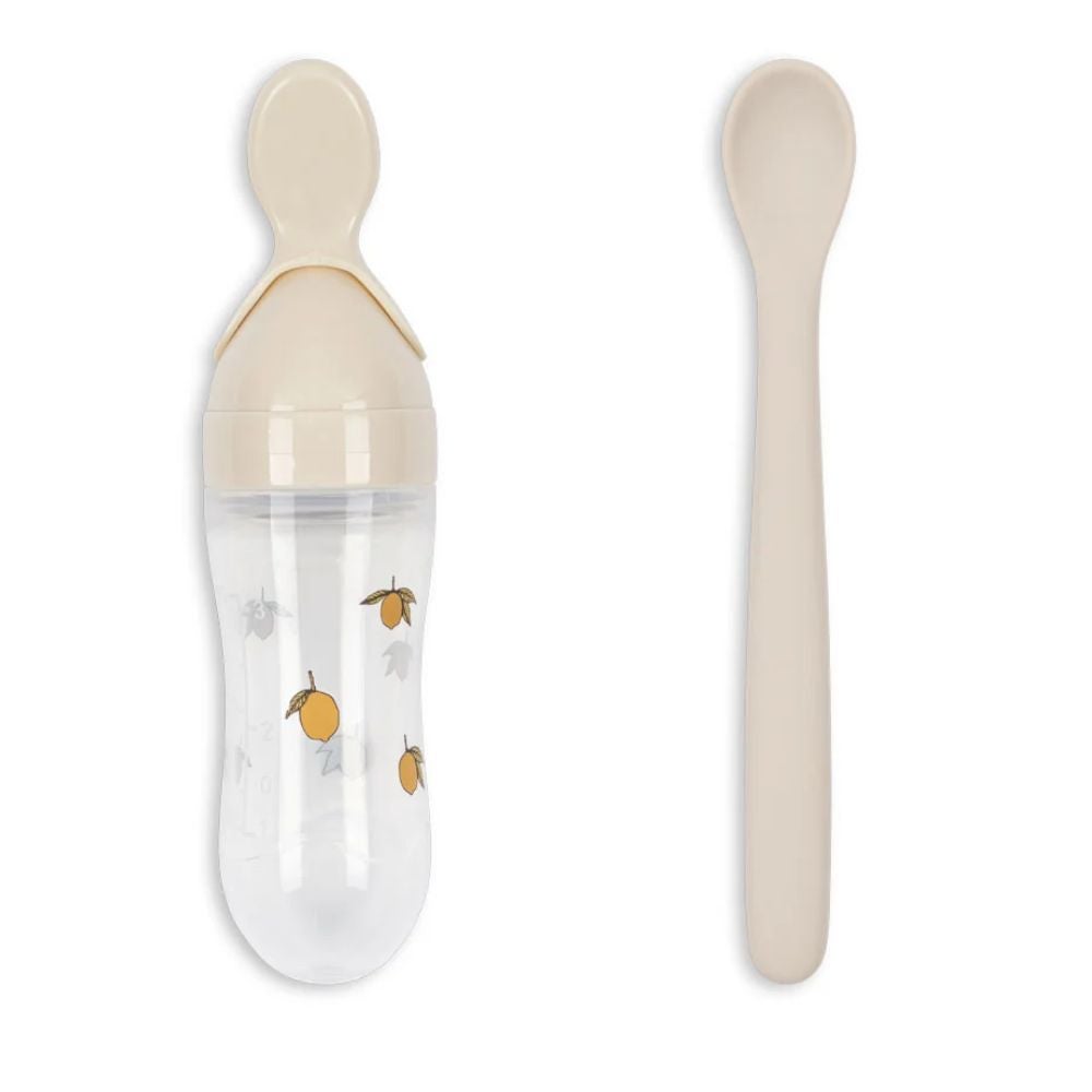 Konges Sløjd Food Feeding Set Lemon-One Size