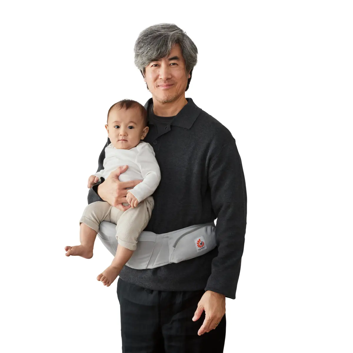 Ergobaby Lift hoftesæde Pearl Grey
