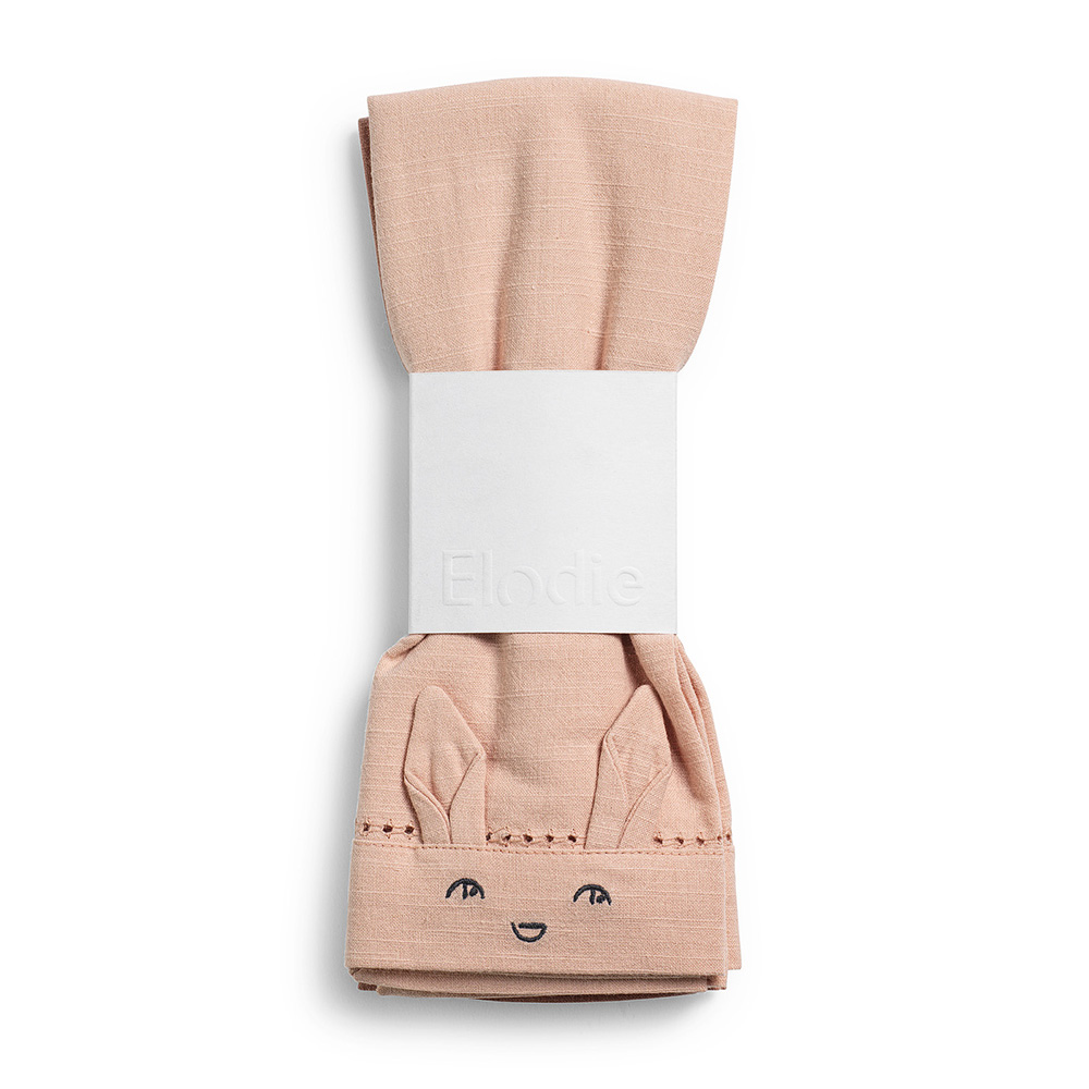 Elodie servietter 2-pak Faded Rose / Powder Pink