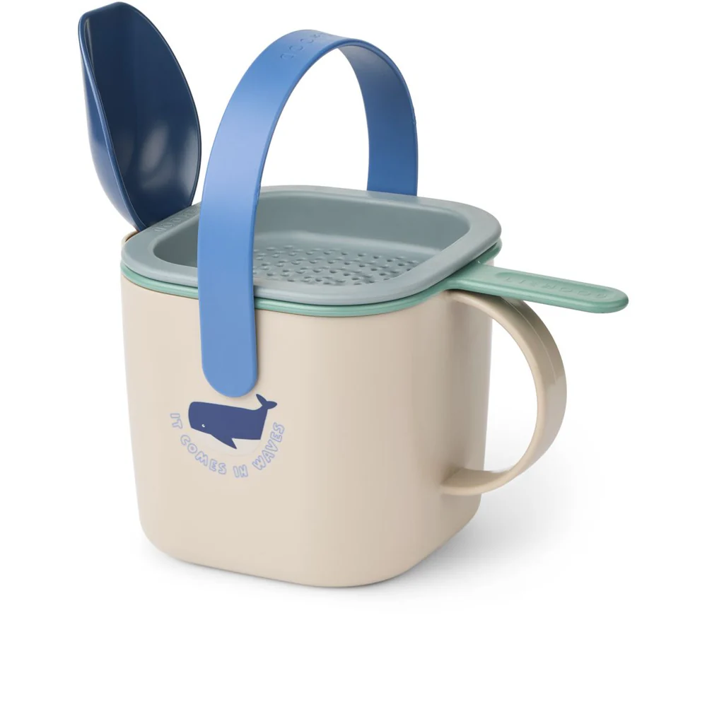 Liewood Roald Sand Sæt Fersken Shark / Dove blue