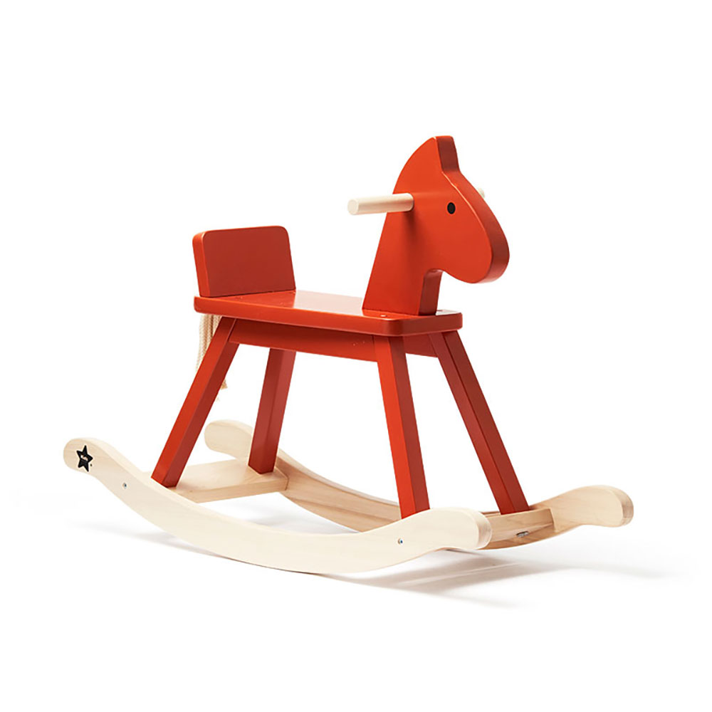  Kids Concept Gyngehest rød orange CARL LARSSON