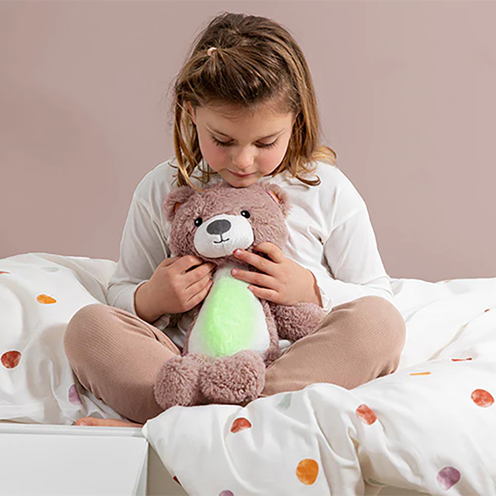  Zazu Brody the Bear Sleep Trainer/Night Light Pink