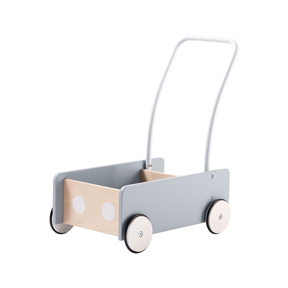 Kids Concept Lær at gå klapvogn blå