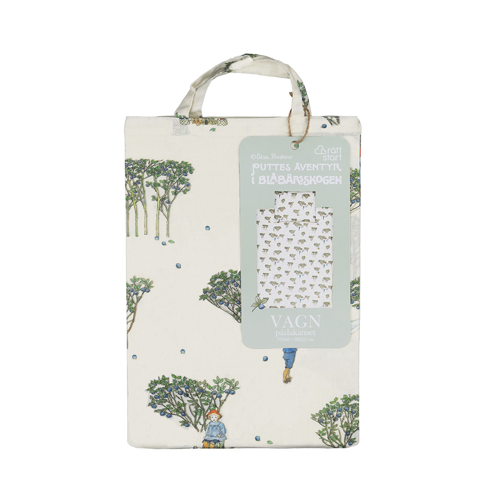 Rätt Start Beskow Putte i Blåbärsskogen dynebetræk til vogn/vugge