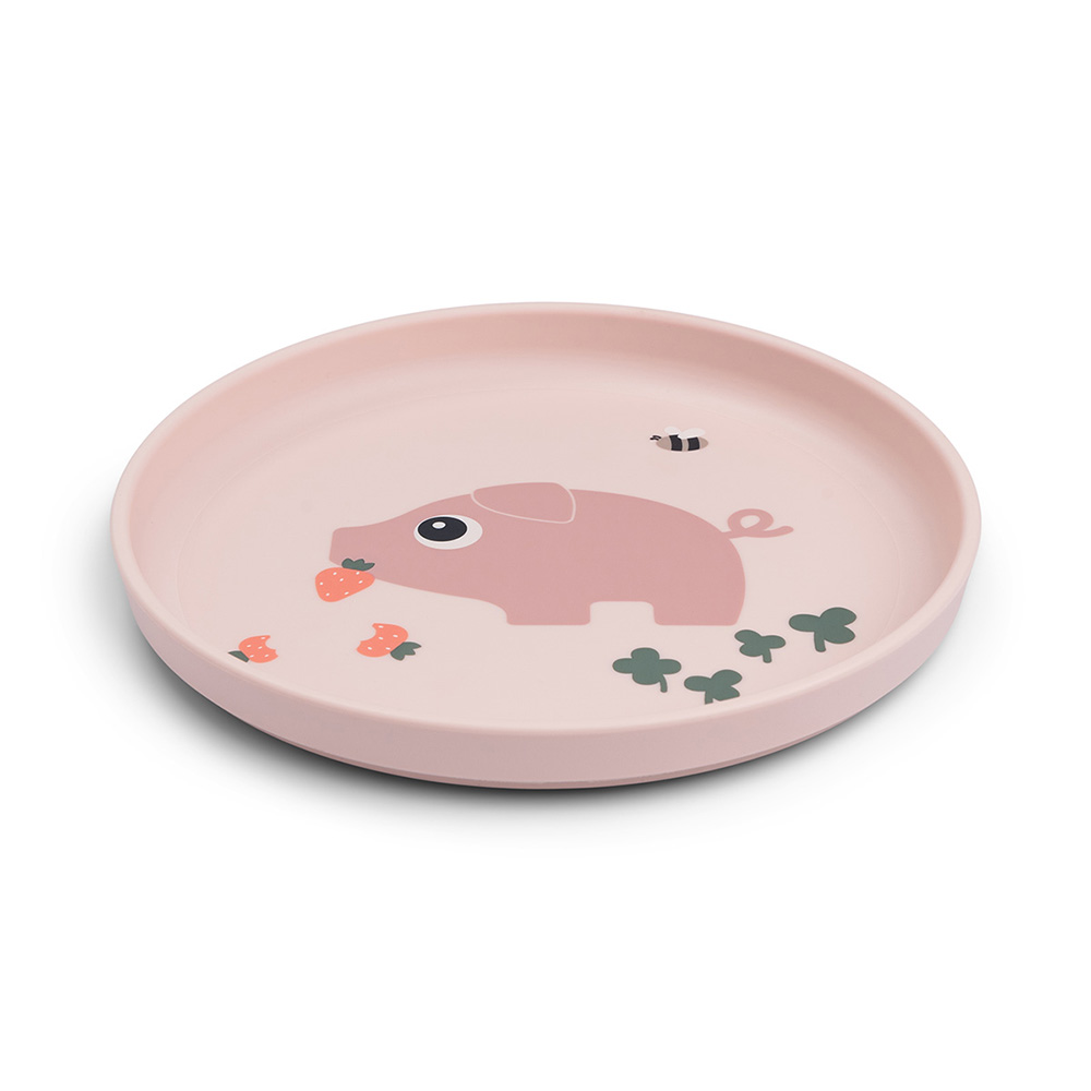 Done by Deer Foodie plate Tiny farm Powder