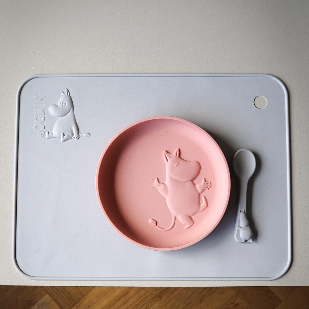 Rätt Start Mumin silikone-bordplade Lovely Pink