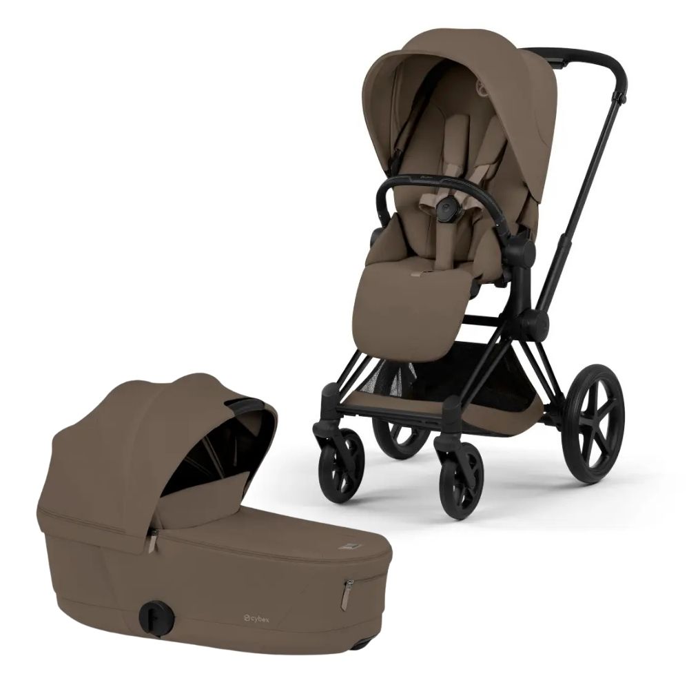 Cybex PRIAM barnevogn Matt Black/Coconut Brown