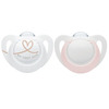 NUK Star Silikone Sut 0-6 mdr. Pink