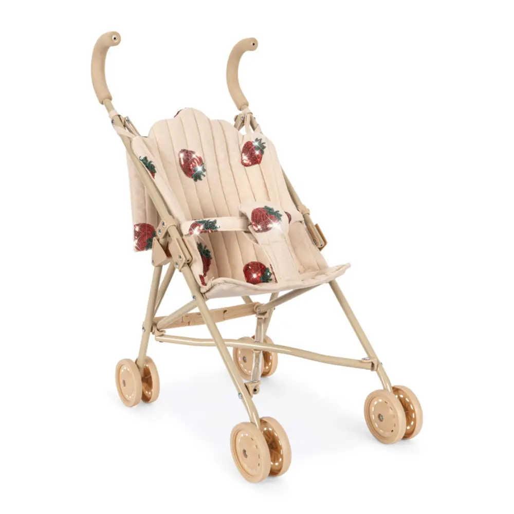 Konges Sløjd Dukkevogn i tyl Strawberry