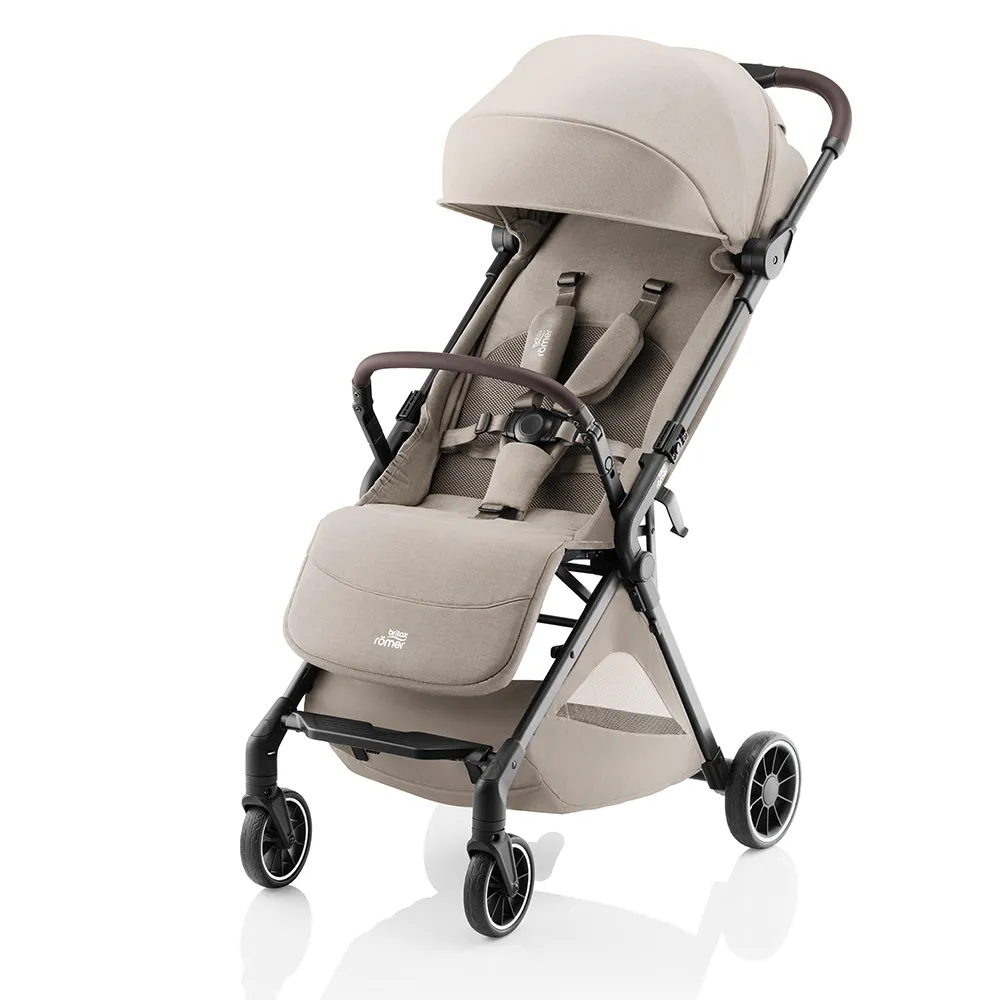 Britax Tira klapvogn i teaktræ