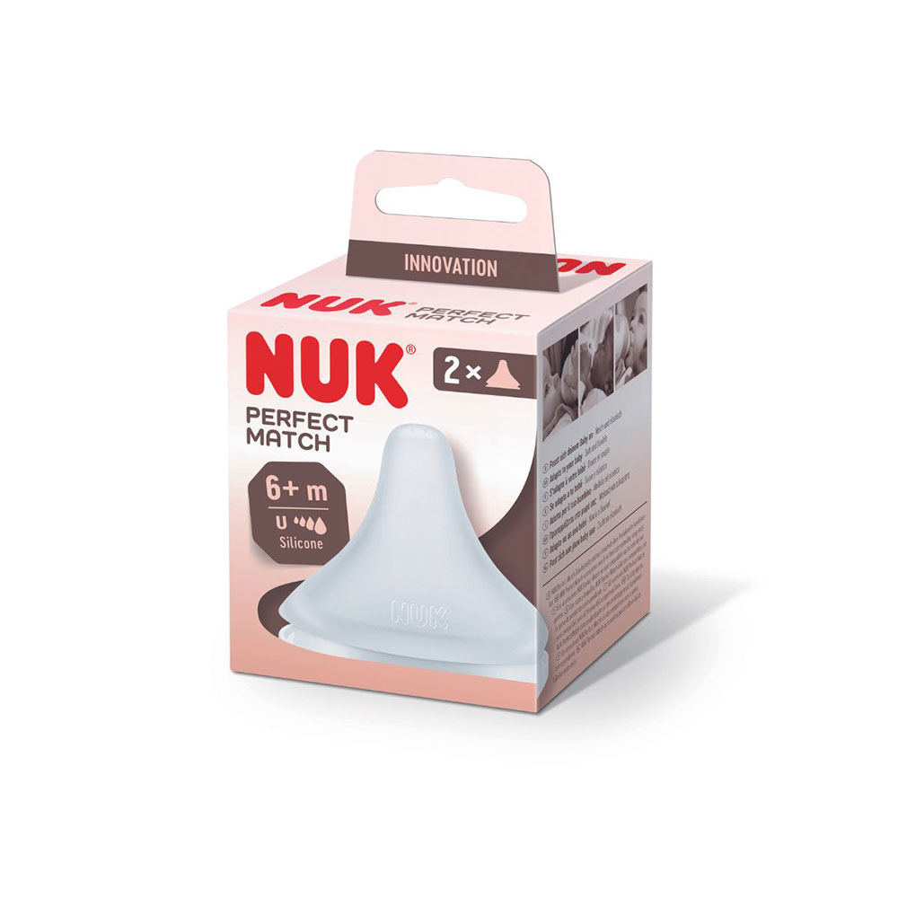 NUK First Choice Flaskesut XL 6 mdr.+