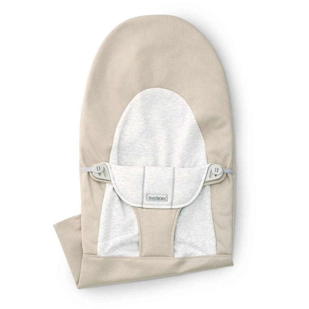 BabyBjörn Stofsæde Balance Soft, Bomuld/Jersey, Beige/Grå