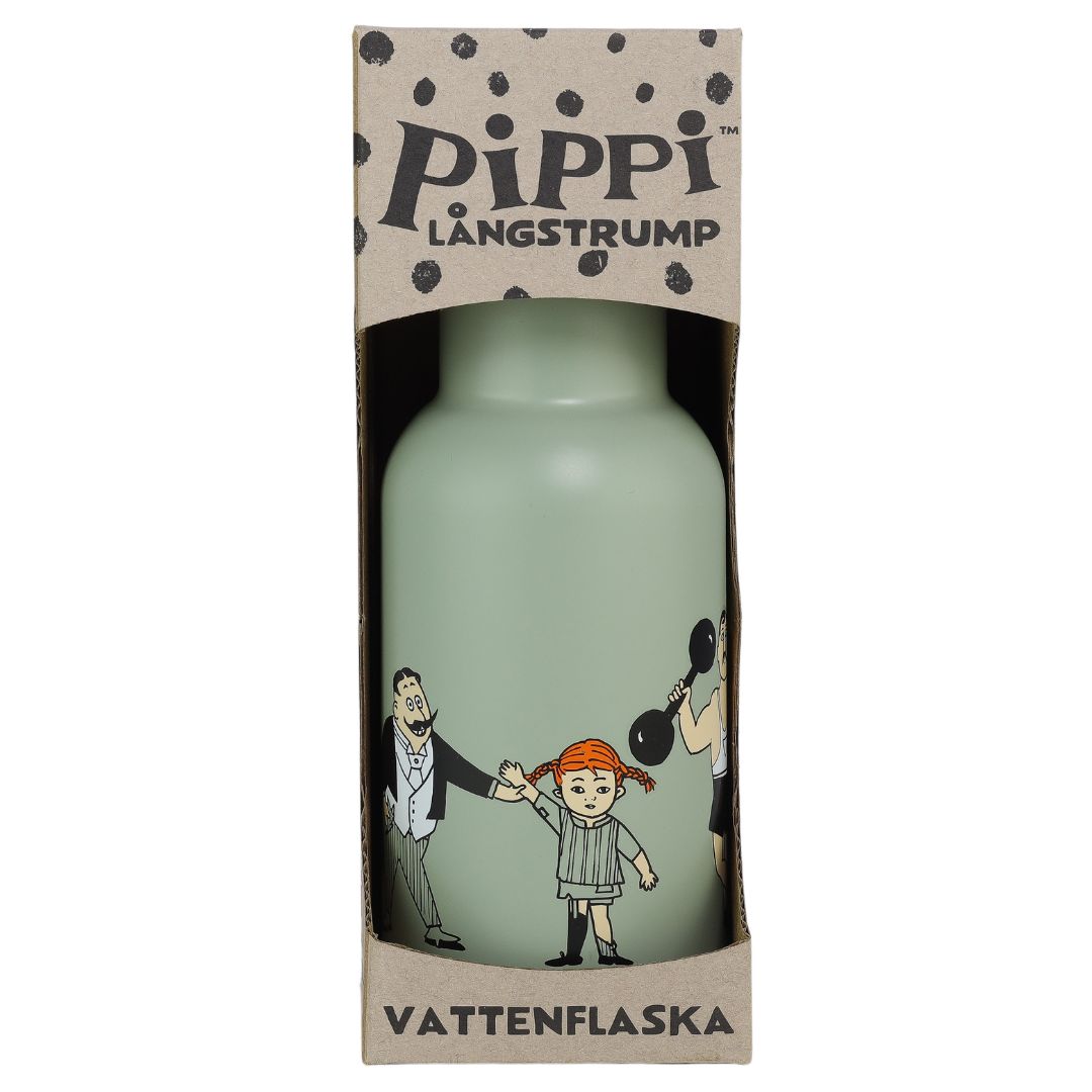 Rätt Start Pippi Circus, vandflaske, grøn