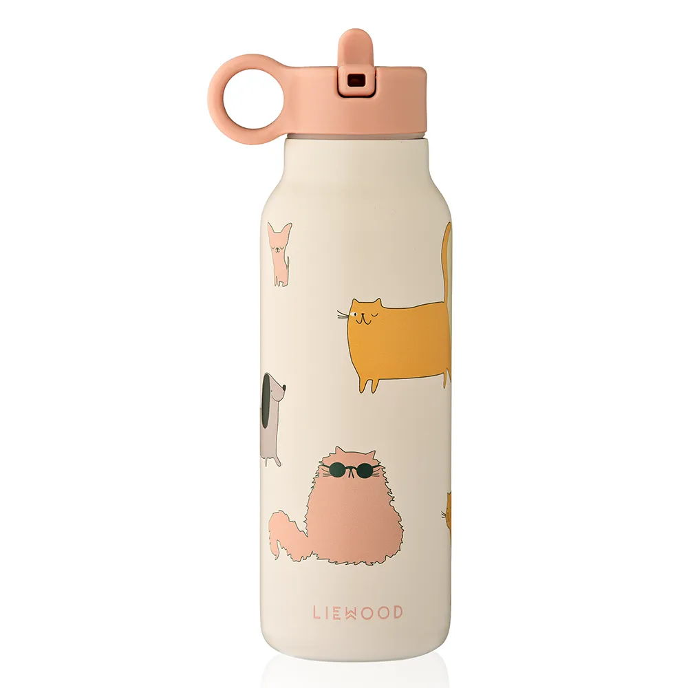 Liewood Falk vandflaske 350 ml Cats and Dogs/Sandy