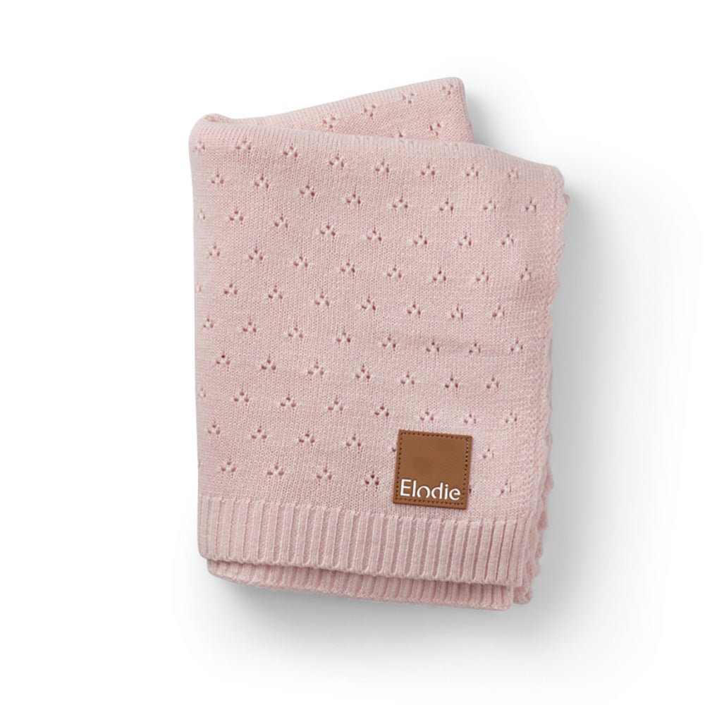 Elodie Details Pointelle tæppe Misty Pink
