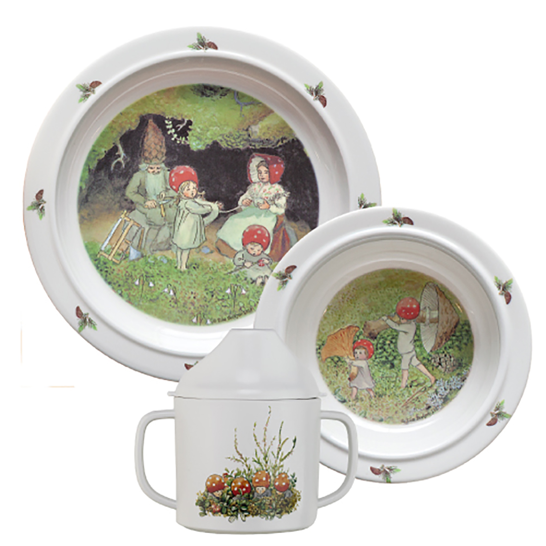 Rätt Start Elsa Beskow Tomebarnen, børnestel, 3 dele