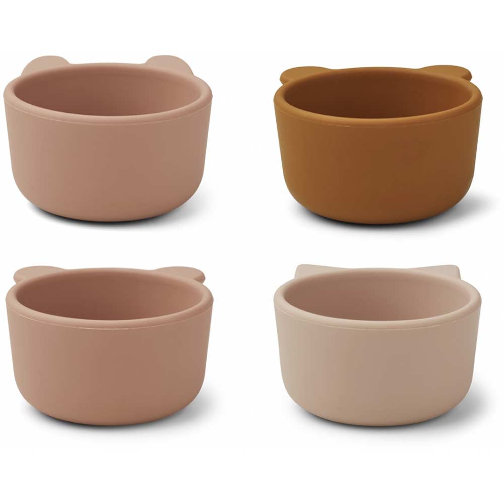 Liewood Malene silikone skåle 4-p Rose multi mix