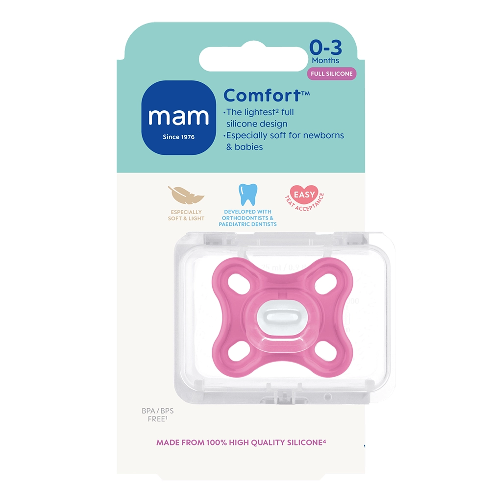 MAM Comfort 0-3 måneder Pink