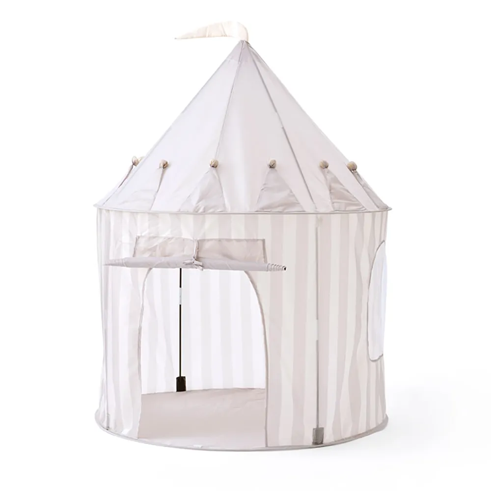 Kids Concept Tent stripe grey STAR
