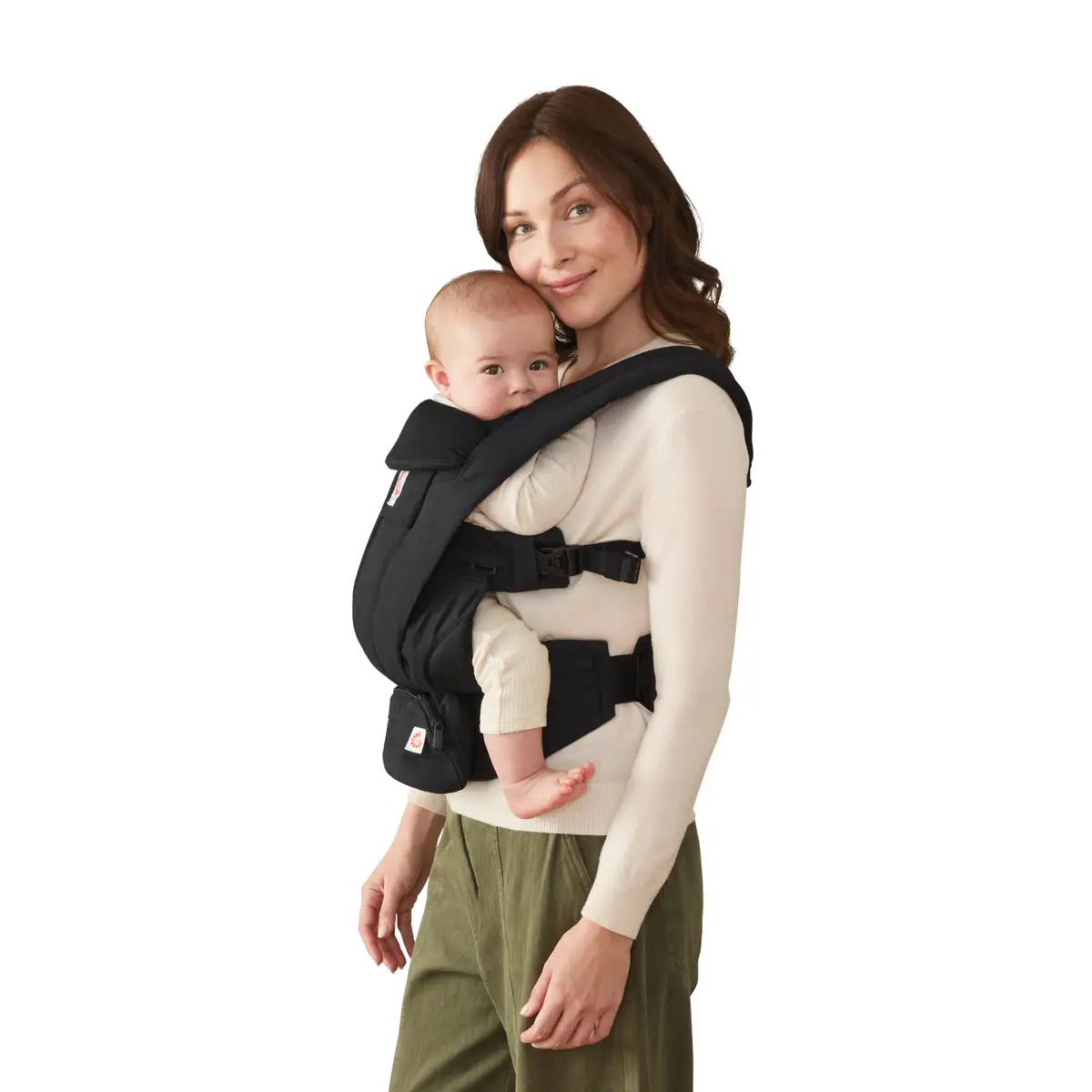 Ergobaby Omni Deluxe Cotton Bæresele - Onyx Black