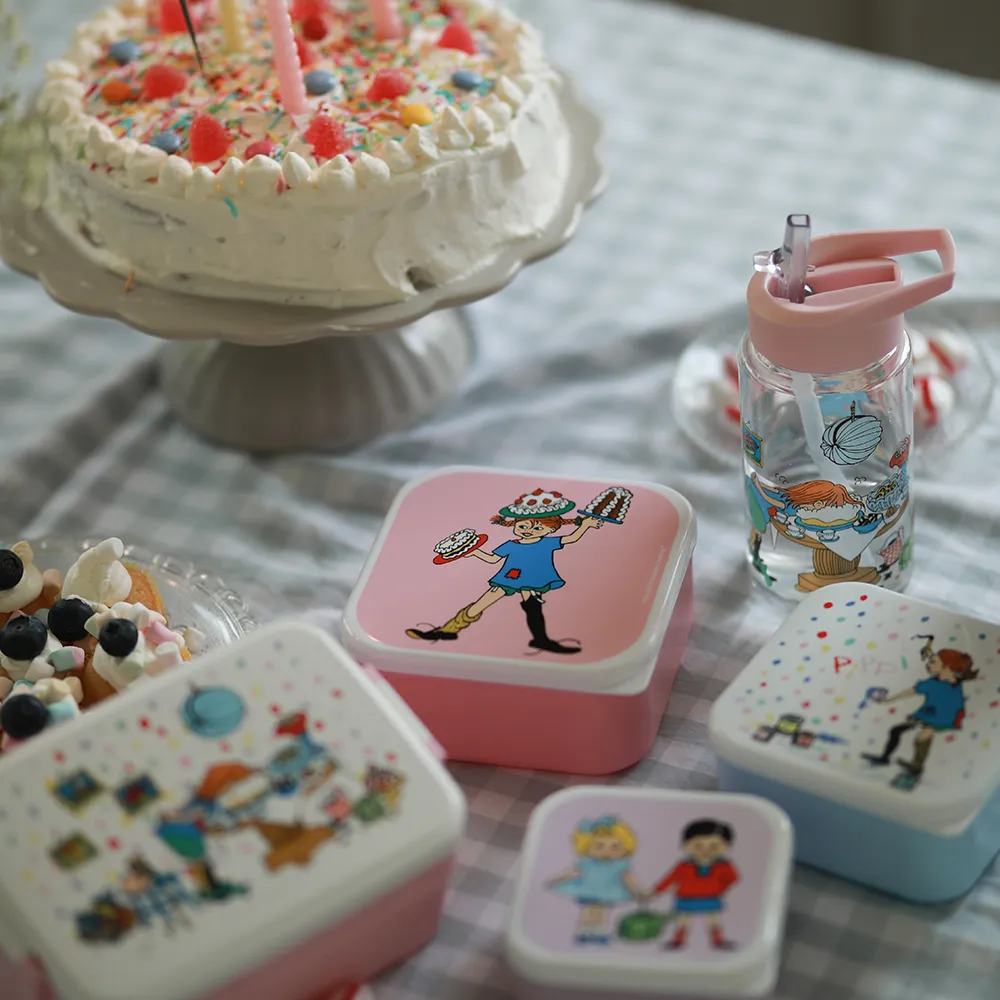 Rätt Start Pippi fødselsdag snackboks 3-pak