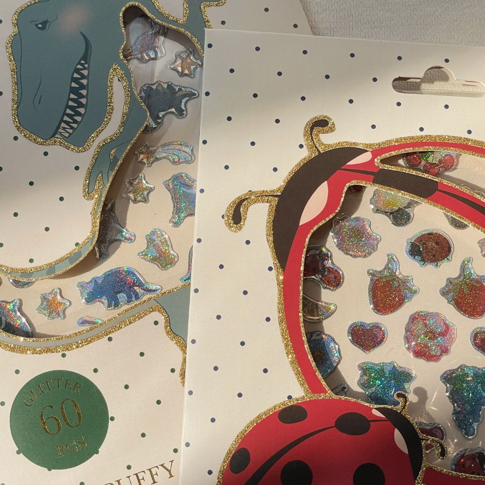 Konges Sløjd Puffy Stickers Dino-One Size