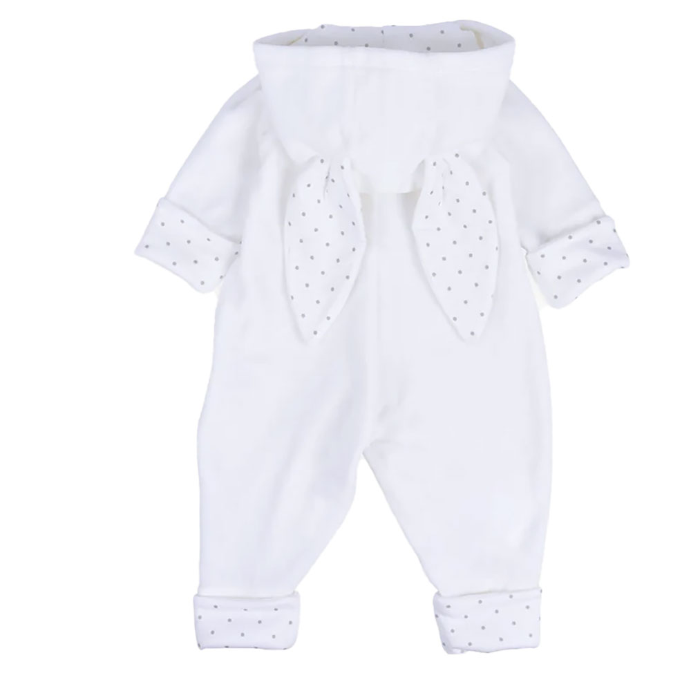 Livly Bunny Overall 3-6m White