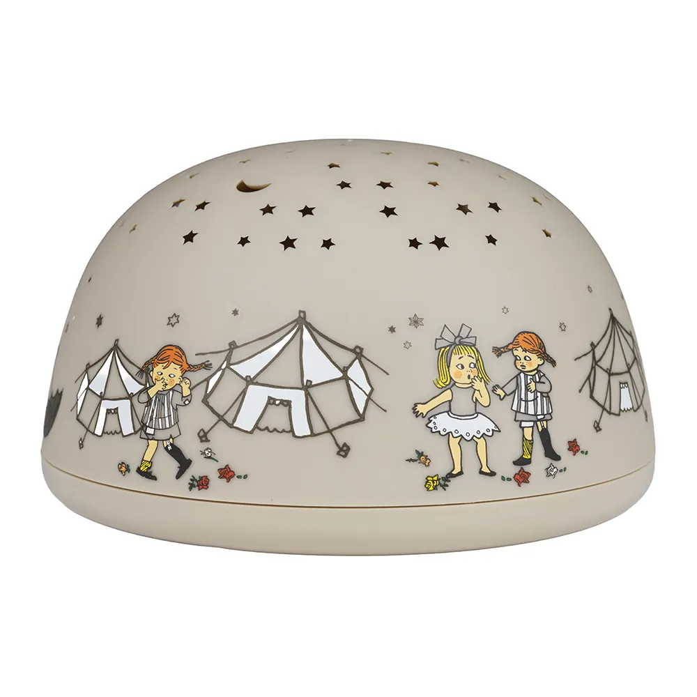 Rätt Start Pippi Langstrømpe Natlampe med stjernehimmel og musik