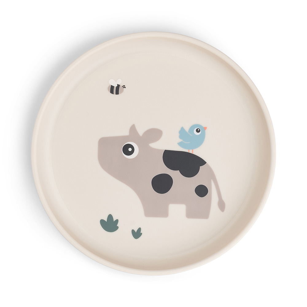 Done by Deer Foodie plate Tiny farm Sand