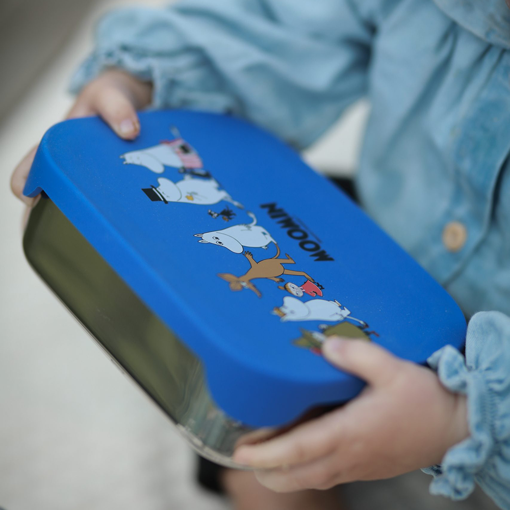 Rätt start Moomin Family, Tin Madkasse, Blå
