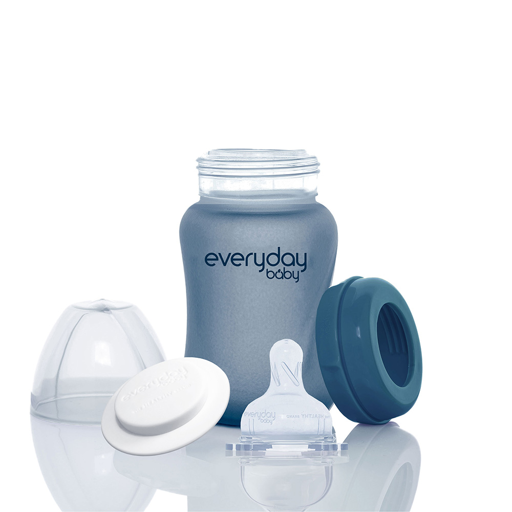 Everyday baby varmefølende sutteflaske - 150ml Blå