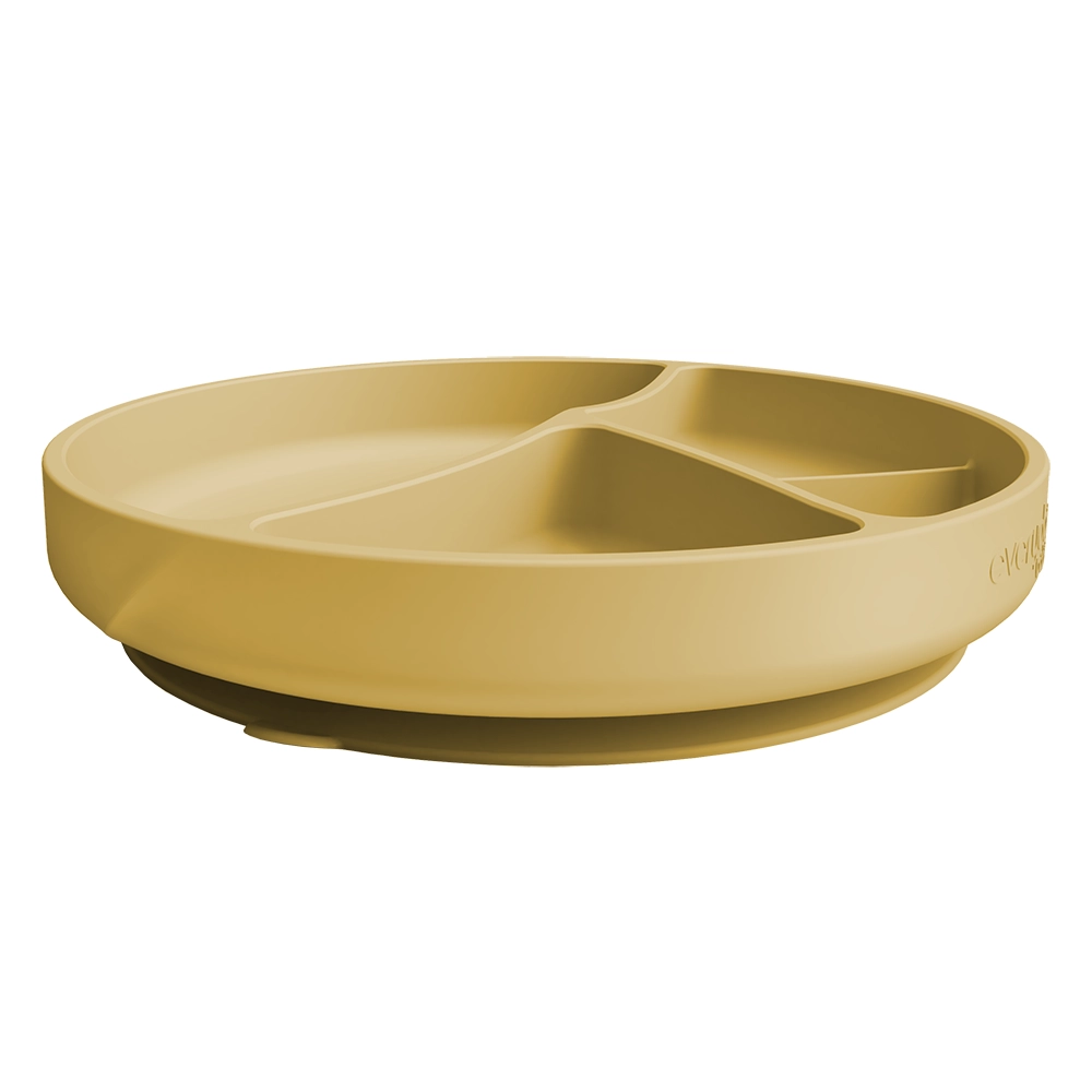 Everyday Baby Silikoneplade med sugekop Soft Yellow