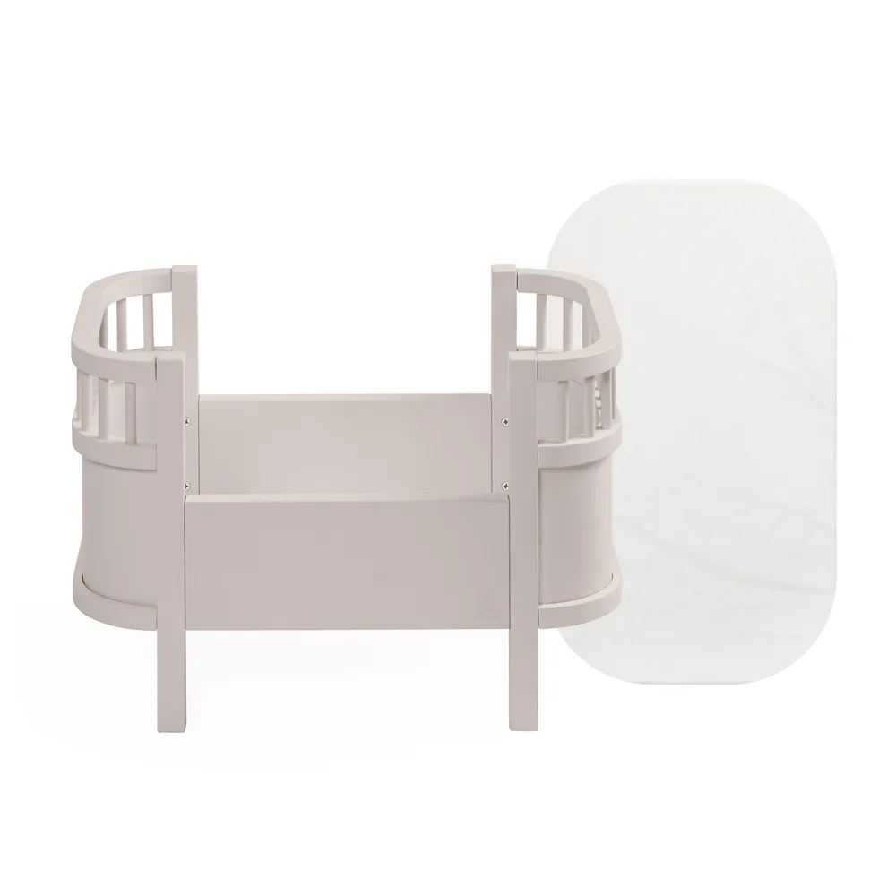 Sebra dukkeseng med madras Birchbark rose