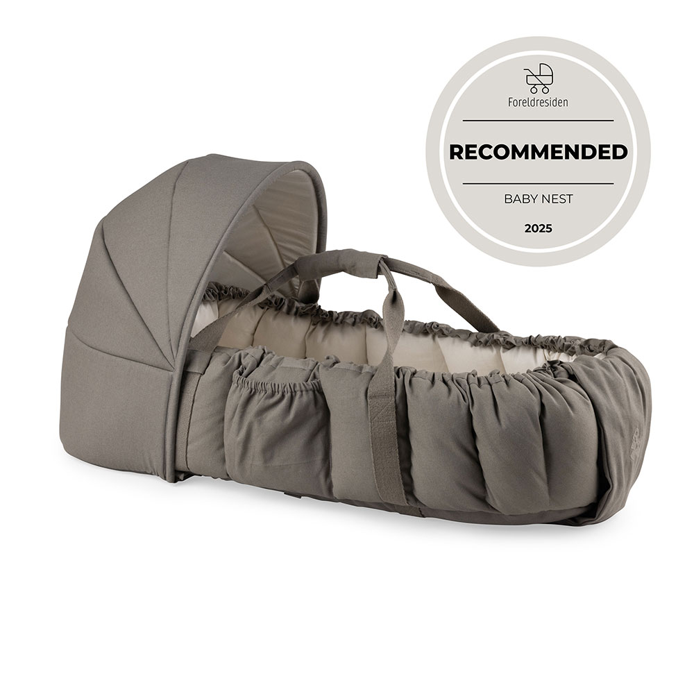 Sebra solsejl til 3-i-1 Babynest dark olive