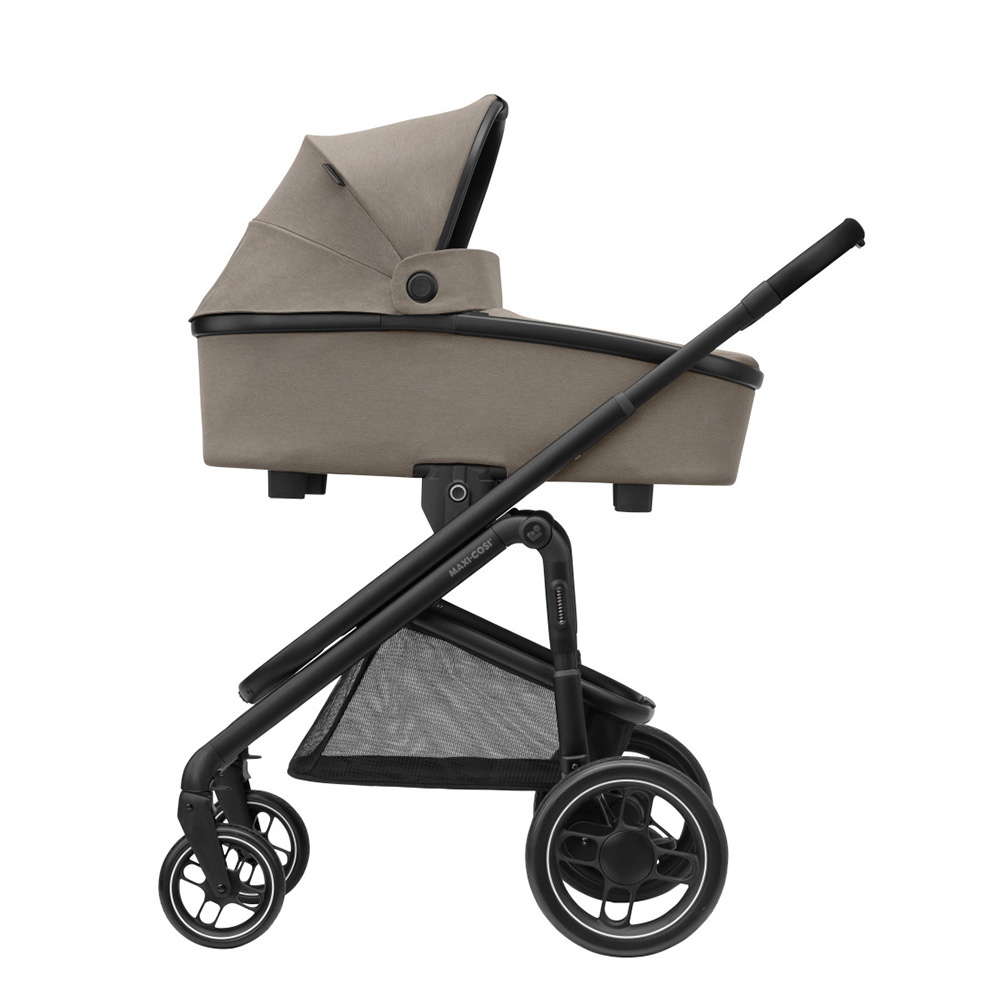 Maxi-Cosi Plaza Plus Twilic Trøffel (sort stel og sort læder)