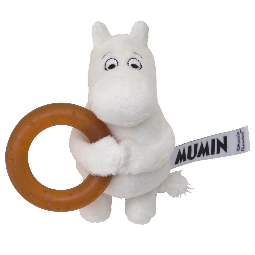 Rätt Start Mumin-bidsel med ring af naturgummi