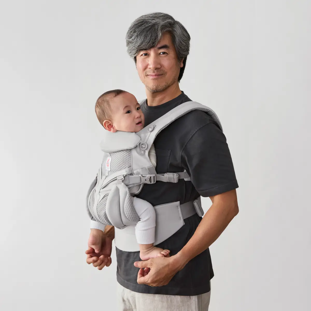Ergobaby bæresele Omni 360 Cool Air Mesh Grey