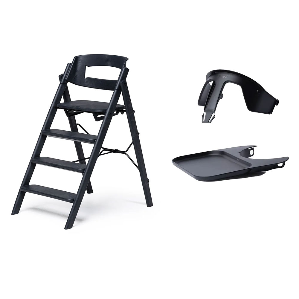 Kaos Klapp Højstol Recycled + Safety Rail & Tray