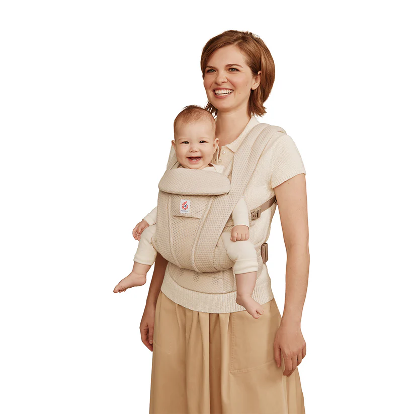 Ergobaby Omni Deluxe Mesh Bæresele - Natural Beige
