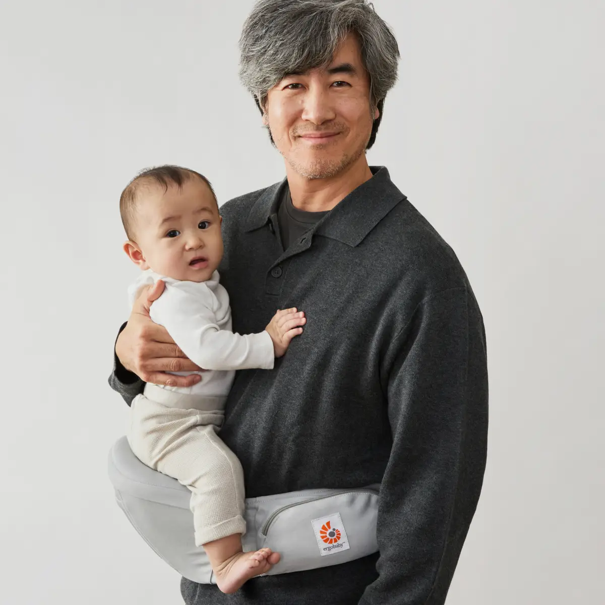 Ergobaby Lift hoftesæde Pearl Grey