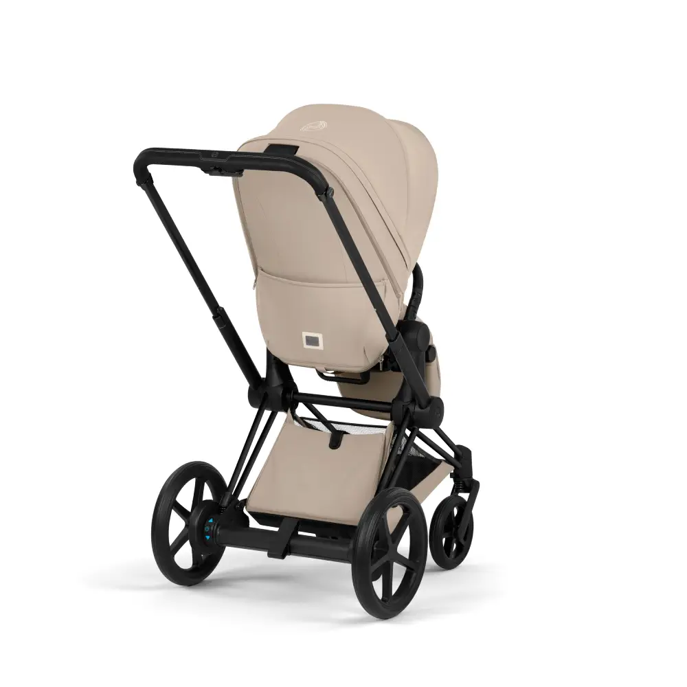 Cybex ePriam barnevogn Matt Black/Cozy Beige