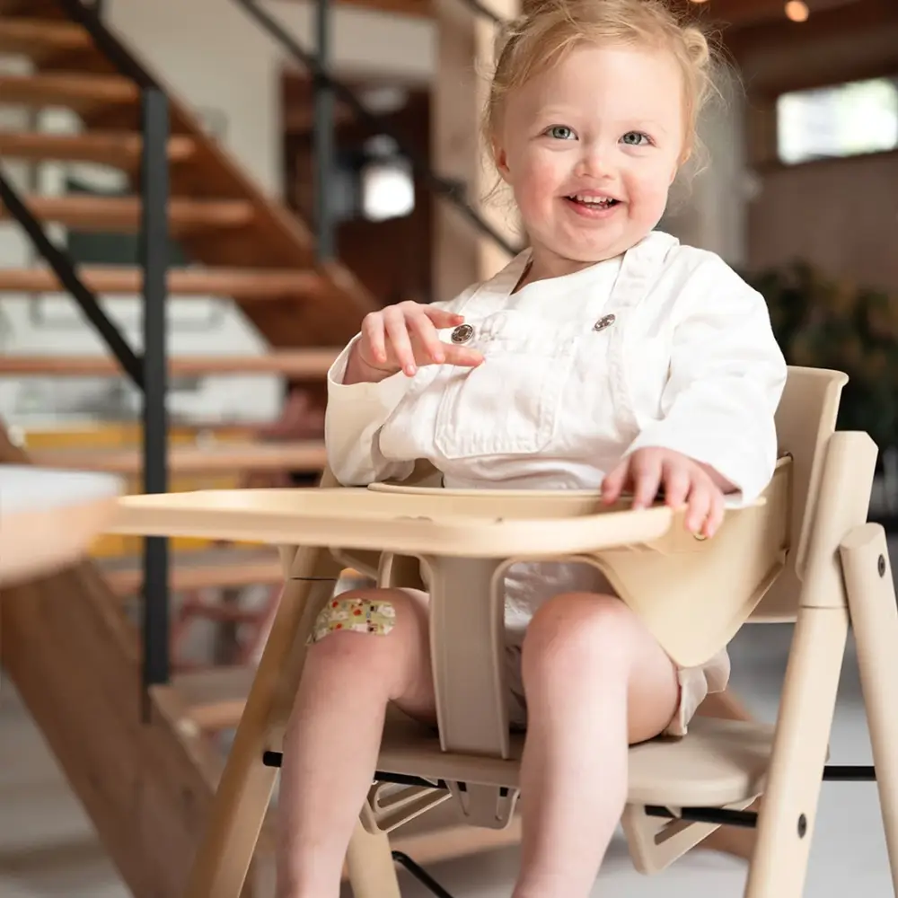 Kaos Klapp babyset Safety Rail & Tray Desert Sand